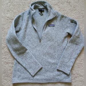 Patagonia Better Sweater 1/4 Zip Size Small - Gray